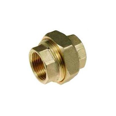 Junção S/Cónica Latão F/F 3/4"