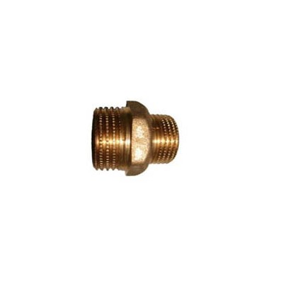 Casquilho Duplo Redução Latão M/M 1/2"x1/4"