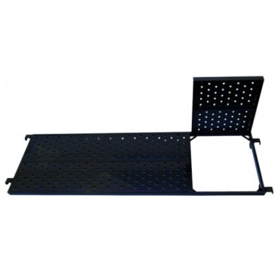 Prancha Metálica C/Alçapão + Escada P/Andaime 2165x600mm Pint.