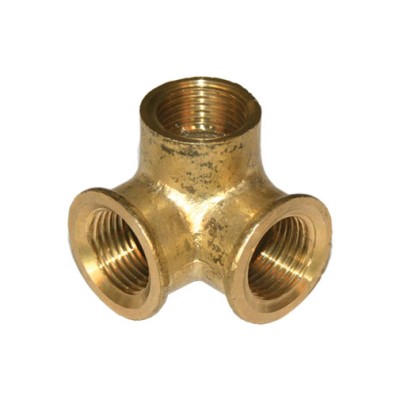 Joelho Latão 3 Vias 3/4"