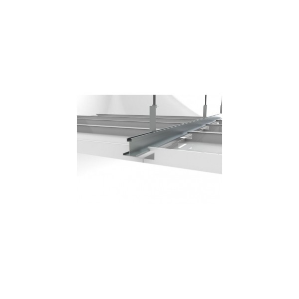 Teto Met. Aço Up&Slide C1 R9010 Pref. 1,5mmD-22% C/Tela