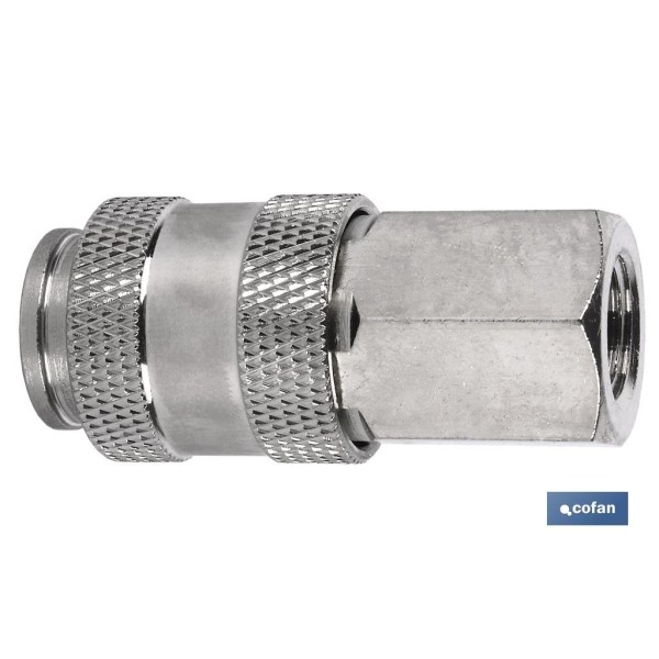 Tomada Ar Comp. Femea 1/4"