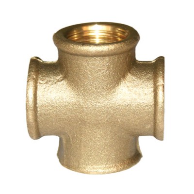Cruzeta Latão F/F 1/2"