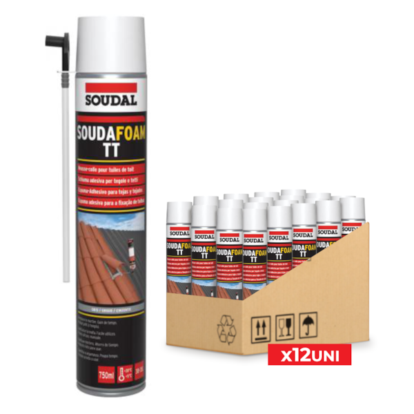 Espuma Manual TT Telhas/ Terracota Soudal 750ml