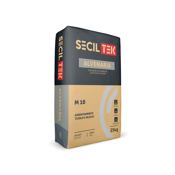 Argamassa Assentamento Alvenaria M10 25kg Seciltek