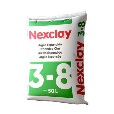 Saco 50lt Argila Expandida 3/8 (8 a 12,5mm)
