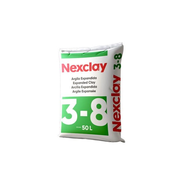 Saco 50lt Argila Expandida 3/8 (8 a 12,5mm)