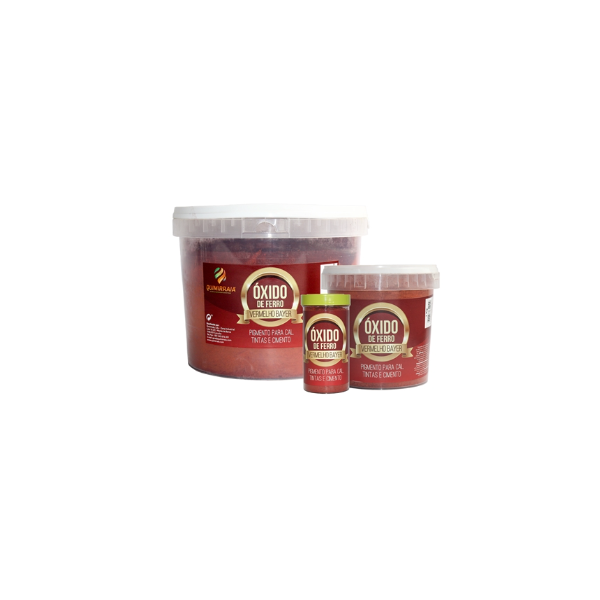 Frasco Oxido Ferro Vermelho 1,5kg