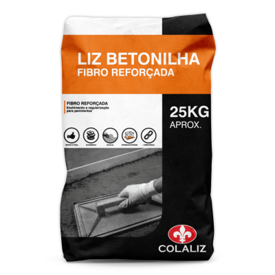 Betonilha Fibro Reforçada Lizbetonilha 25kg