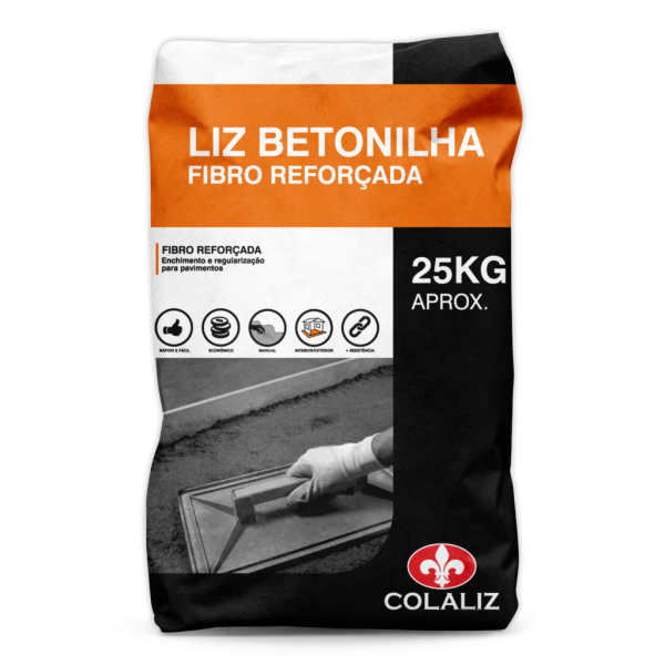 Betonilha Fibro Reforçada Lizbetonilha 25kg