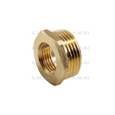 Porca Redução Latão M/F 3/4"x1/2"