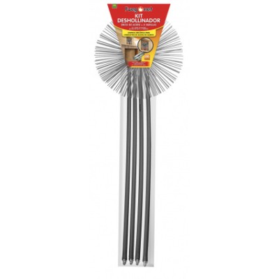 Kit Limpa Fuligem Aço 250mm Fuegonet