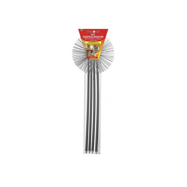 Kit Limpa Fuligem Aço 250mm Fuegonet