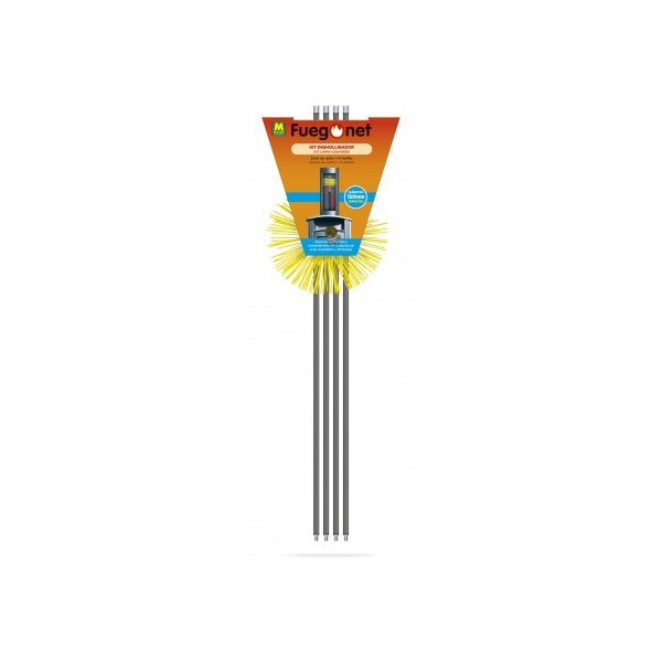 Kit Limpa Fuligem Nylon 150mm Fuegonet
