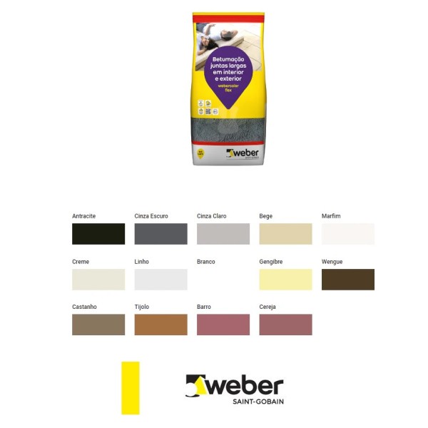 Betume Webercolor Flex Tijolo (B) 5kg