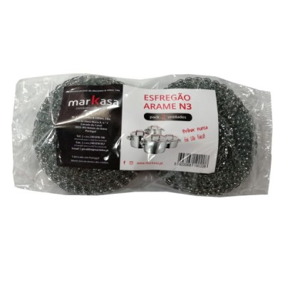 Kit 2 Esfregões Arame nº 3