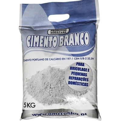 Cimento Branco Cem II 32,5 1Kg