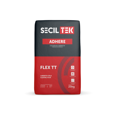 Cimento Cola Seciltek Adhere Flex TT Cinza 25kg C2TE