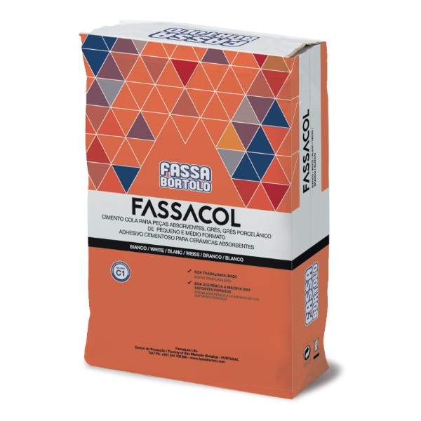 Cimento Cola Fassacol Topflex S1 Branco 25Kg