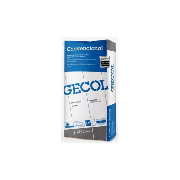 Cimento Cola Gecol Convencional Branca 25Kg C1