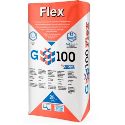 Cimento Cola Gecol G100 Flex Gel Branca 25Kg C2TES1