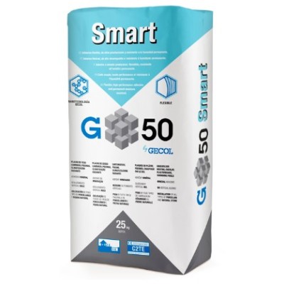 Cimento Cola Gecol G50 Smart Intelig. Cinza 25Kg C2TE