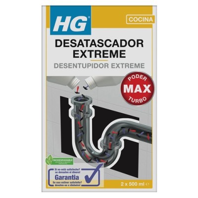 Desatascador Desentipidor Extremo HG 2x0,50lt