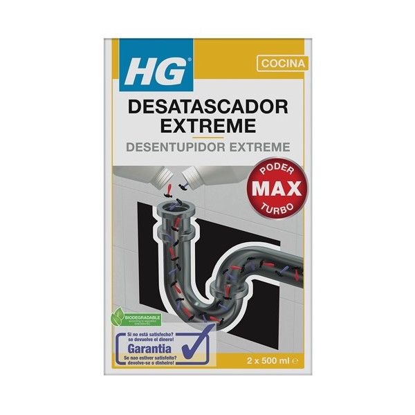 Desatascador Desentipidor Extremo HG 2x0,50lt