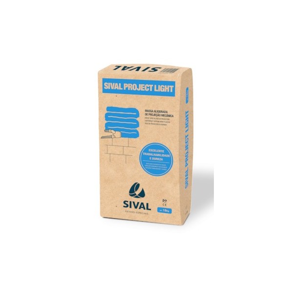 Gesso Aligeirado Sival Project Light 25Kg