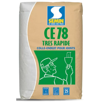 Massa Junta Rápida CE78 1h 25kg Semin