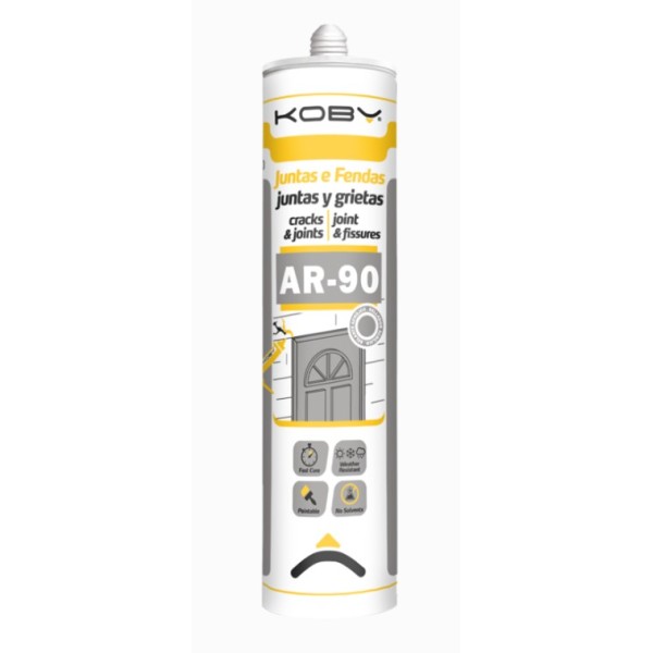 Silicone Juntas e Fendas AR-90 Branco 