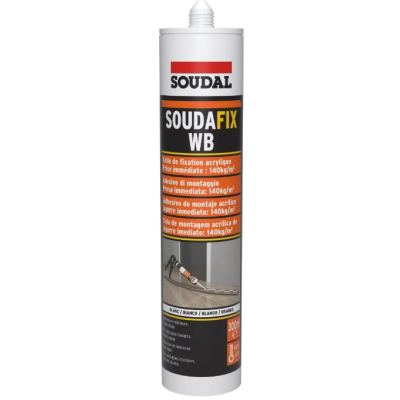 Silicone Prego Liq. Soudal Soudafix WB Branco