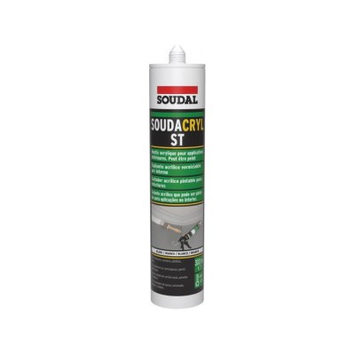 Silicone Acrilico Soudal Soudacryl ST Branco
