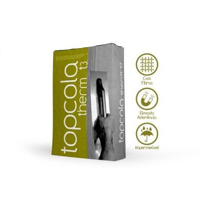 Argamassa P/Capoto Topcola Therm T2 Cinza 25kg