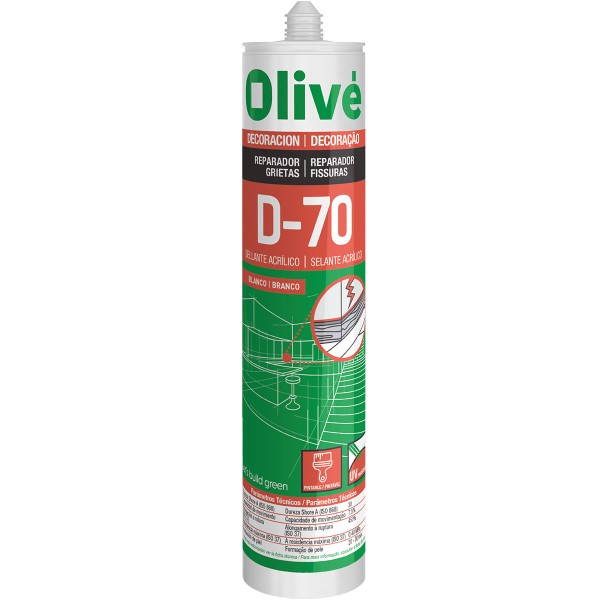 Silicone Acrilico D-70 Branco