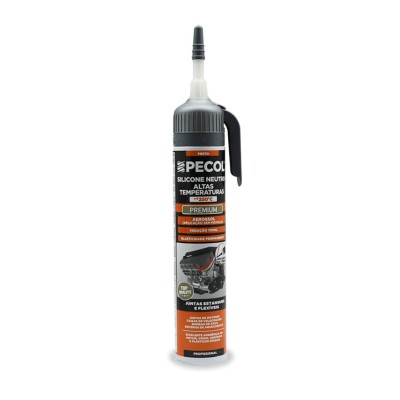 Silicone Neutro Allta Temperatura Preto Aerosol