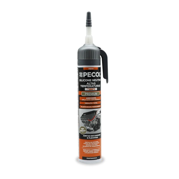 Silicone Neutro Allta Temperatura Preto Aerosol