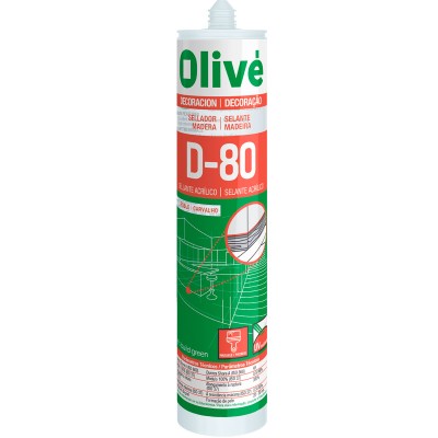 Silicone Selante Acrilico Pint. D-80 P/Madeira Nogueira 