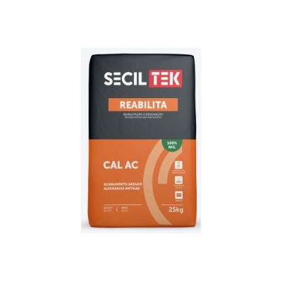 Argamassa Acab. Cal Hidrálica Riabilita Cal AC Cores 25Kg Seciltek