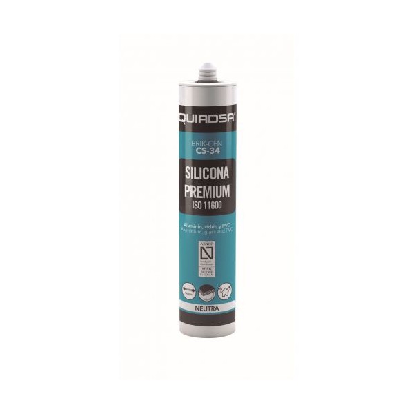 Silicone Neutro Brick-Cen CS-34 Branco Quiadsa