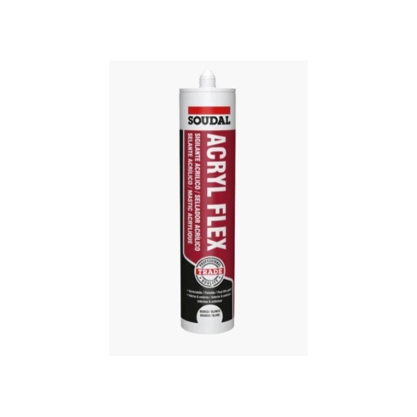 Silicone Acrilico Soudal Acryl Flex Branco 300ml