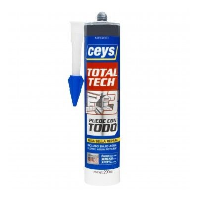 Silicone Cola e Veda Ceys Total Tech Preto