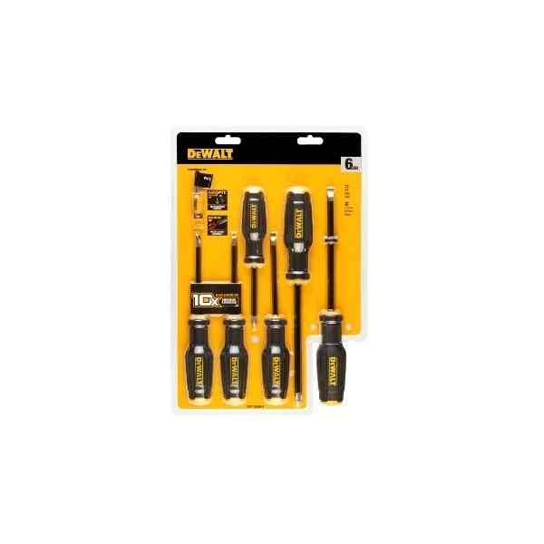 Jogo 6 Pçs Chave Fendas/Estrela Dewalt DWHT62056-0