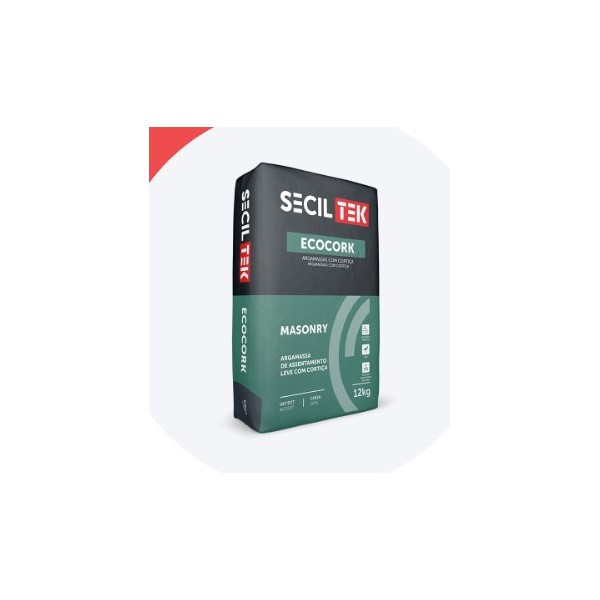 Argamassa Ecocortiça ECOCORK Masonry 20kg Seciltek