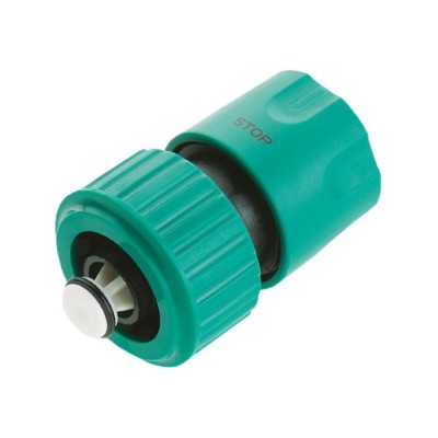 Adaptador Plast. Ráp. C/Aquastop P/Mang. 3/4"