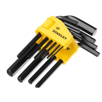 Jogo 10 Chave Sextavada Interior 1,5-10mm Stanley 0-69-253
