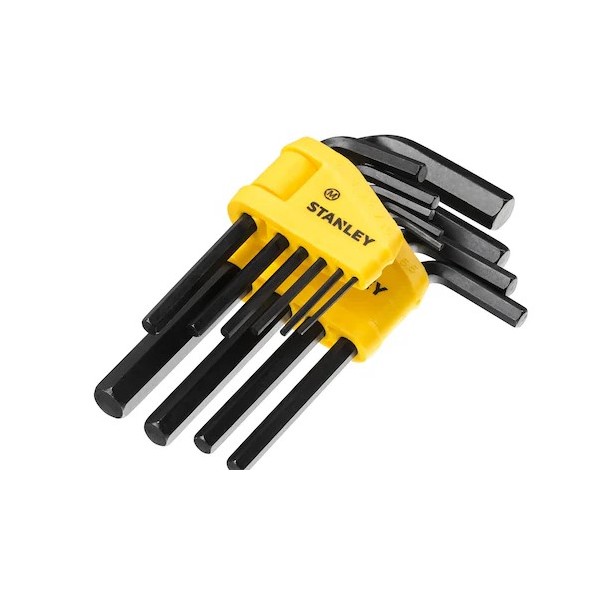 Jogo 10 Chave Sextavada Interior 1,5-10mm Stanley 0-69-253
