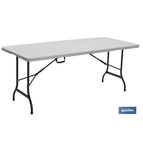 Mesa Dobravel Branca Rectang. 180x70x72cm