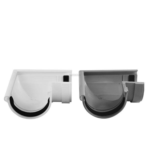 Curva Exterior P/Caleira PVC Branca D25