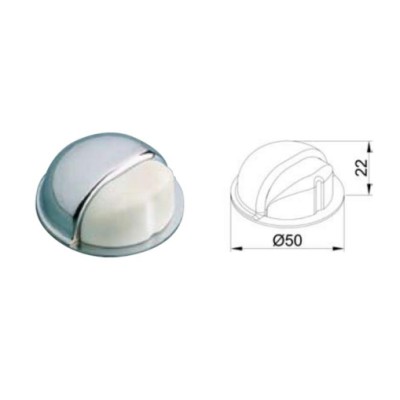 Batente Porta 402-50 Cromado